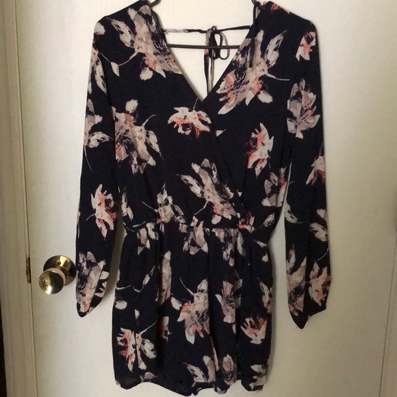 one clothing Dresses & Skirts - Floral Wrap Romper